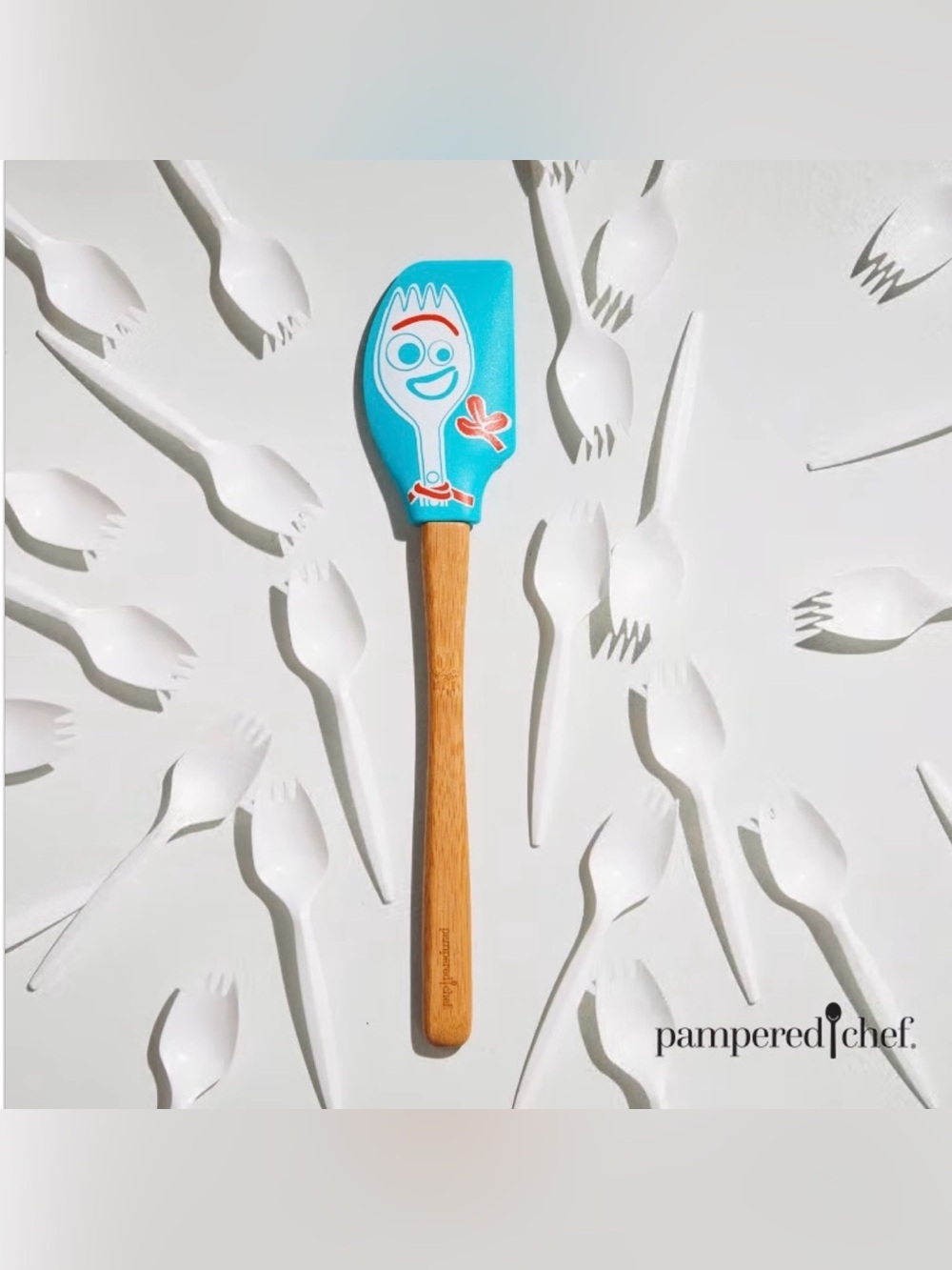 NIP - Retired Pampered Chef Forky Scraper - Disney Pixar Toy Story 4